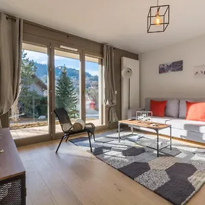  Appartement 2 Pièces Vue Domaine Skiable Proche Arrêt Navette - Chalet Perrette France